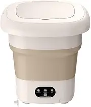 Washing Machine | 9L Bucket Washing Machine | Portable Personal Clothes Washer with Dehydration Function, Ultrasonic Turbine Washer for Socks, Underwear Jmedic