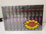 RCA T-120 HI-FI Stereo VHS 10 PACK NIB SEALED + 1 VCR HEAD CLEANER