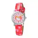 Hello Kitty 俏皮甜心造型腕錶-紅-KT065LWRR