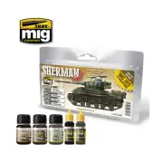 AMMO Paint Sets Fury Sherman Set New