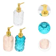 3 Pcs Black Automatic Soap Dispenser Hand Bottle Travel Shampoo