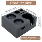 Espresso Knock Box Multifunction Espresso Tamping Station Space Saving Cotrh