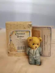 Cherished Teddies 624888 A Father Is The Bearer of Strength Cherished Family NIB