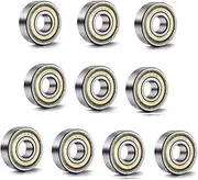 10pcs ABEC-5 608ZZ Deep Groove Ball Bearing 608 Ball Bearing 608 2Z Metal Sealed 608 608Z 608ZZ 8 * 22 * 7(608ZZ_ABEC 5)