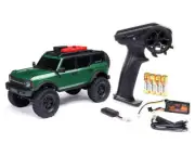OPEN BOX Axial SCX24 Ford Bronco Hard Body 1/24 4WD Rock Crawler Green Hard Body
