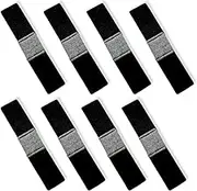 WELANE Chair Foot Pads, 12 PCS Felt Furniture Pads with Hook and Loop Fasteners for Protecting Floor (3 X 14.5cm/1.18 X 5.7in)