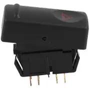 Wwxx XHW Hazard Warning Indicator Light Switch Button for Renault 19 MK2 II R19 1992-2001 7700817335 Black