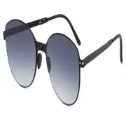 G01 Folding Sunglasses Large Frame Slimming Sunscreen Sunglasses for Women-A
