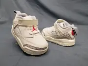 Jordan Toddlers Spizike Low (TD) Sneakers Slip On White Red Size 7 NEW IN BOX