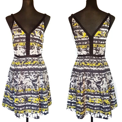 PORTMANS Bias Dress Multi-coloured Size 8 Tags