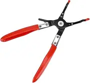 GANAZONO Welding Clamp Pliers Soldering Ratchet Electrical Stubby Belt Conduit Automatic Adjustable Cutters Drill Automotive Tool Wrench Disconnect Torque Clamps Car Crimping Vise Steel Red