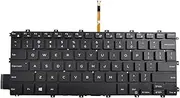 New Replacement Keyboard Compatible with Dell Inspiron 5480 5481 5482 5485 5488 5491 5580 5582 5585 5591 7386 7580 7586, Vostro 5481 5581 with Backlit Without Frame