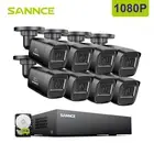 SANNCE 1080P 8CH DVR Home Security Camera System Outdoor IP66 IR Night Vision