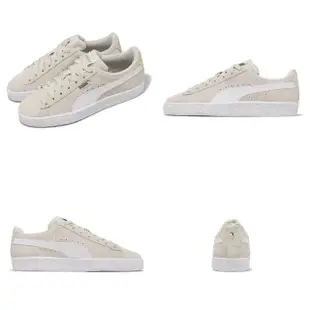 【PUMA】休閒鞋 Suede Camo Wns 女鞋 米白 白 麂皮 迷彩 低筒 復古(389843-01)