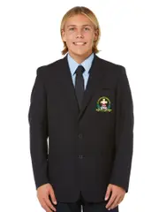 College Navy Blazer With Emb Yr 11-12