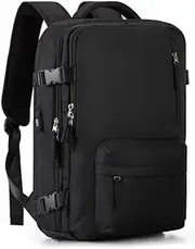 [Lnqwhduu] Large Capacity Travel Bag, Toiletry Bag, Portable Storage Bag, Backpack Black