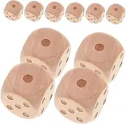 Yardwe 20pcs Rounded Corner Dice Safe Family Fun for Party Games and Board Activities Reliable Entertainment Accessory for DIY Projects and Math Teaching