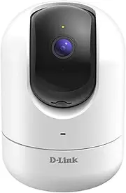 D-Link Australia Full HD Pan & Tilt Wi-Fi Camera (DCS-8526LH-AU), Person & Motion Detection, 1080p, Night Vision, Cloud or microSD Card Recording, Ethernet, ONVIF, Alexa, Google Assistant, WPA3, White
