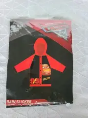 Disney Cars *Rain Slicker Jacket Cars Lightning McQueen Boy 2-4T NEW