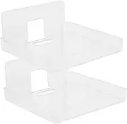 HOMOBABE 2Pcs No Drill Camera Wall Mount Shelf Adhesive Monitor Brackets Sturdy Floating Shelf for Security Cameras Easy Installation for Home Office Use