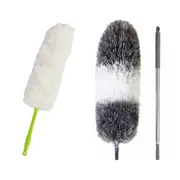 Feather Duster Extendable / Non Extentable Handle Long Telescopic Duster Magic Static Brush