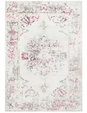 [Rug Culture] Metro Transitional Rug in White Pink Grey