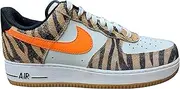 [Nike] Men's Air Force 1 '07 PRM Daktari Coconut Milk/Atomic Orange (DJ6192 100) - 10.5