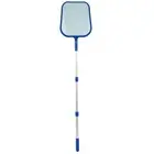 Swimming Pool Leaf Skimmer Rake Pond Cleaning Scoop Flat Net Cleaner with .a