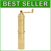 10.5-Inch Brass Greek Coffee Mill - Efficient Manual Grinder for Coffee Lovers
