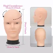 Mannequin Head Wig Stand with Adjustable Wig Tripod Stand Holder for Wigs Making
