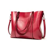 New Women Handbag Retro Tote Bag Red