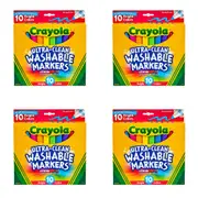40pc Crayola Kids/Childrens Creative Ultra Clean Bright Washable Markers 36m+