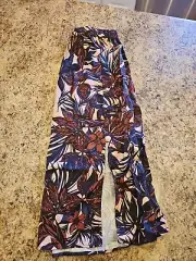 Grace & Lace Satin Midi Floral Skirt In Moody Floral Size S Brand New