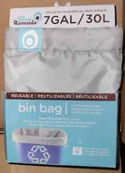 Blue Avocado Re-usable Waste Bin Liner Bag Up To 7 Gal Water Resistant