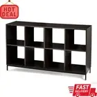 LP Vinyl Record Storage Cabinet Album Display Rack Shelving Book Case Cube Craft
