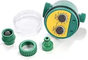 Sprinkler Timer, Two Dial Automatic Electronic Watering Timer Garden Irrigation Controller Mechanical Water Timer for Automatic Watering System, Lawn, Yard, Pool