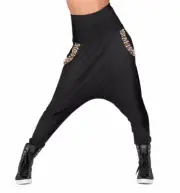 Spectacular studded harem pants
