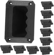 Angoily 10pcs Speaker Supplies Durable Amplifier Handle Handle for Amplifier Audio Speaker Parts Black Abs