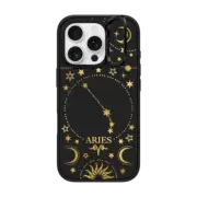 iPhone 16 Pro Impact Ring Stand Case MagSafe Compatible zodiac star sign Aries