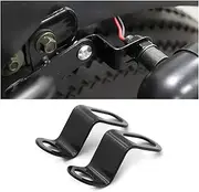 Rear Turn Signals Brackets, 2PCS Motorcycle Rear Indicator Light Relocation Holder, Universal L Shape 12mm Hole Shock Brackets Motorbike Rear Turn Signal Lamp Mounting Holder