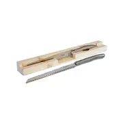 Laguiole Silhouette 29cm Stainless Steel Bread Knife Cutlery Utensils Silver