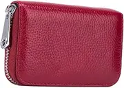 [ROMISBABA] Secure Stylish Id Cards Pouch Large Capacity Cards Holder Compact Design Leather Anti-theft Wallet