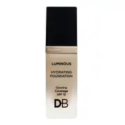 DB Cosmetics Luminous Hydrating Foundation Face Makeup SPF15 Classic Sand 30ml