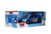 Sonic - Subaru STI with Sonic Figure 1:24 Scale Diecast Vehicle