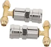 2pcs Gas Can Valve Replacement Leak Proof Nozzle Gas Pump Can Nozzle for Trucks Trailers Air Compressor Valve