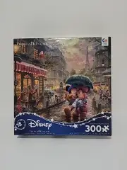 Disney Thomas Kinkade Mickey and Minnie In Paris 300 Piece Ceaco Jigsaw Puzzle