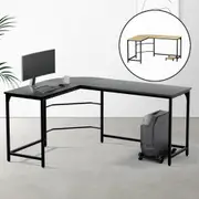 Artiss Corner Computer Desk L-Shaped Student Home Office Study Table