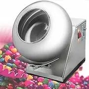 PP-Kic Electric Candy Polishing Machine, Candy Coating Machine, Automatic Tablet Coating Machine, Mini Chocolate Tray Filling Machine with Coating Drying Function, 110V