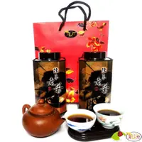 在飛比找i郵購優惠-【龍源茶品】凍頂烏龍功夫陳年老茶葉2罐組(150g/罐)-共