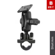 RAM 13mm-32mm U-Bolt Handlebar AMPS Plate Mount Kit